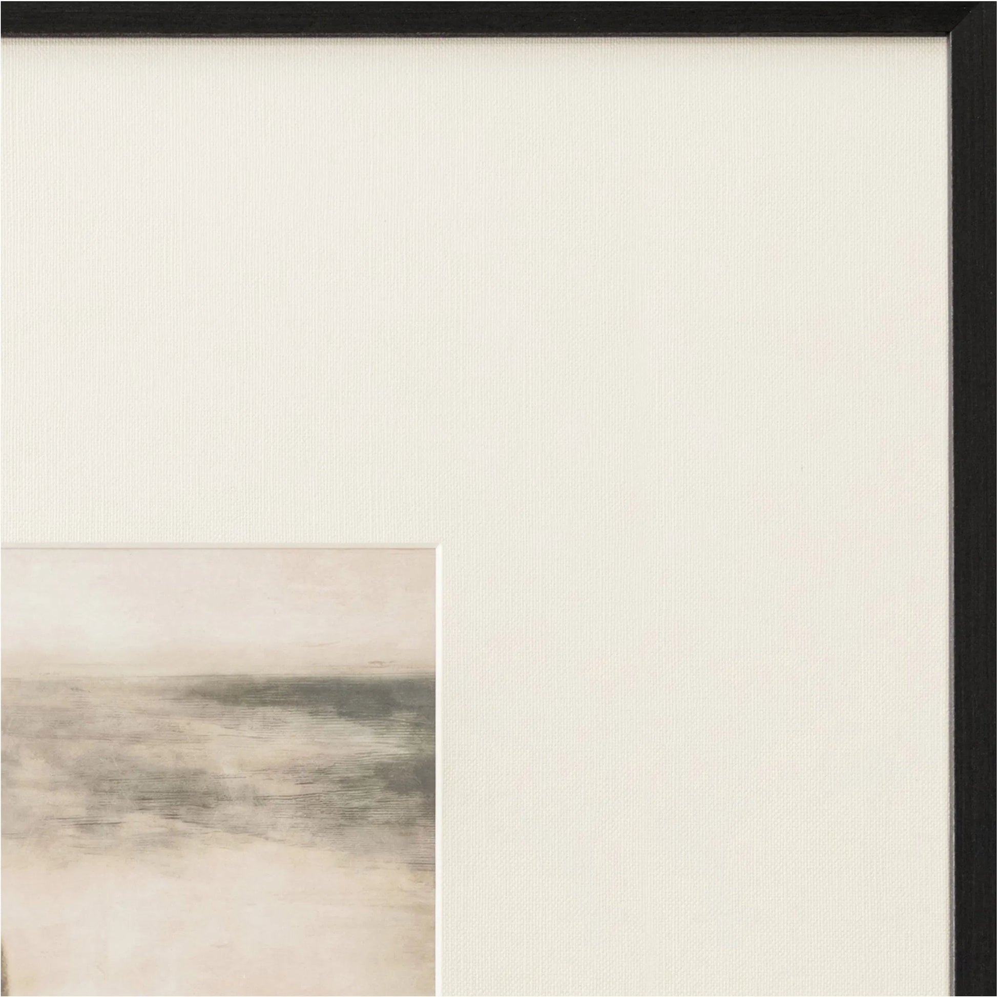 Strand 1 Framed Print by Moe's Home Collection in multicolor. Made from paper, cardstock mat, glass, solid wood frame, mdf back panel in a unique style.