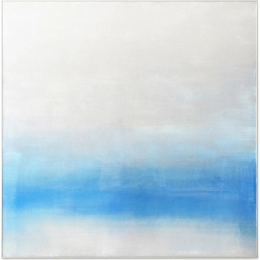 001 SI-2521896 | Primary Silo | Morning Light Framed Painting by Moe's Home Collection. Made from polyester canvas, acrylic paint, fir back support board, metal frame in a modern style.