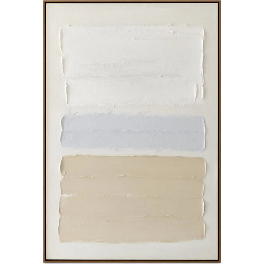 Aire Framed Painting by Moe's Home Collection in multicolor. Made from polyester canvas, acrylic paint, fir back support board, whitewood frame in a unique style.