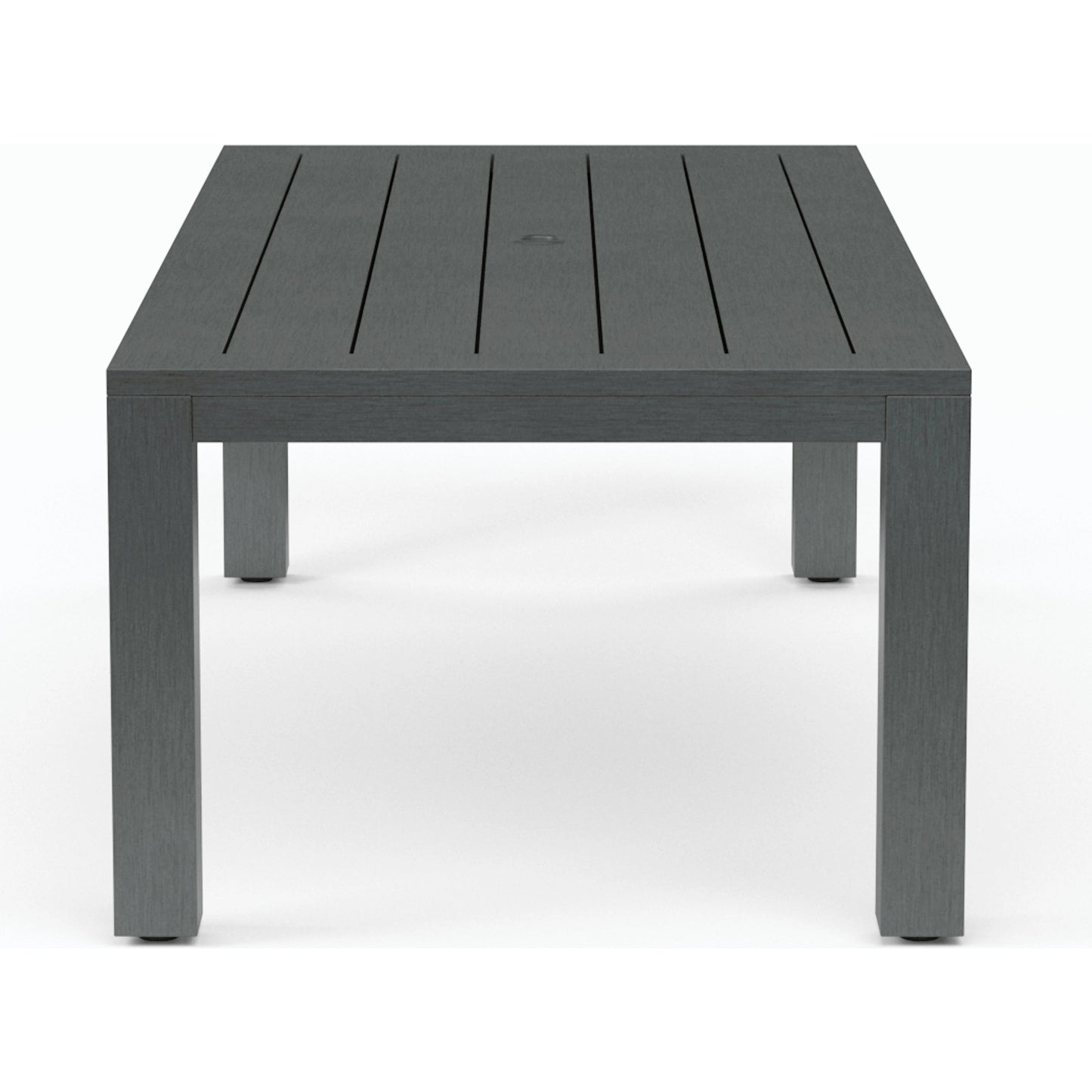 002 SI-2166992 | Additional Silo | Redondo Outdoor 90" Dining Table by Sunset West in slate. Made from aluminum in a modern style.