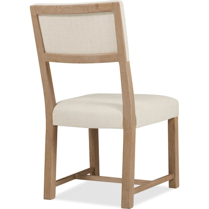 Driftwood Upholstered Side Chair by Hooker Furniture in beige. Made from unique in a transitional style.
