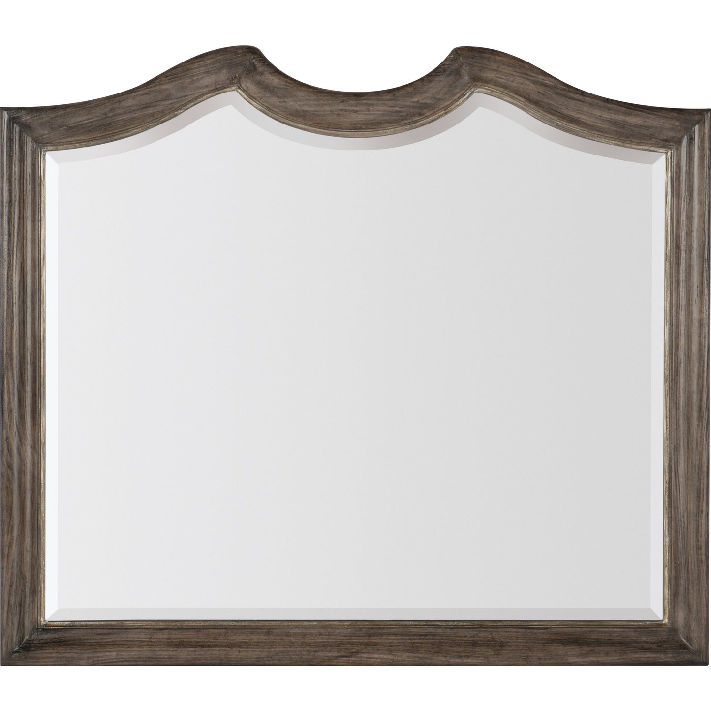 001 SI-1750026 | Primary Silo | Woodlands Mirror by Hooker Furniture in heathered lambswool. Made from mirror in a traditional style.