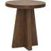 Driftwood Round End Table by Hooker Furniture. Made from unique in a transitional style.