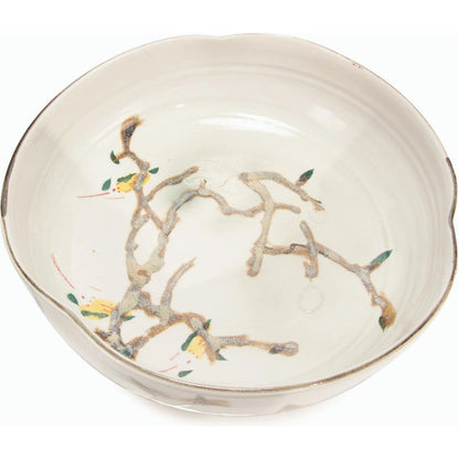 Twigs and Teal Bowl I by John-Richard in natural. Made from unique in a cottage & farmhouse style.