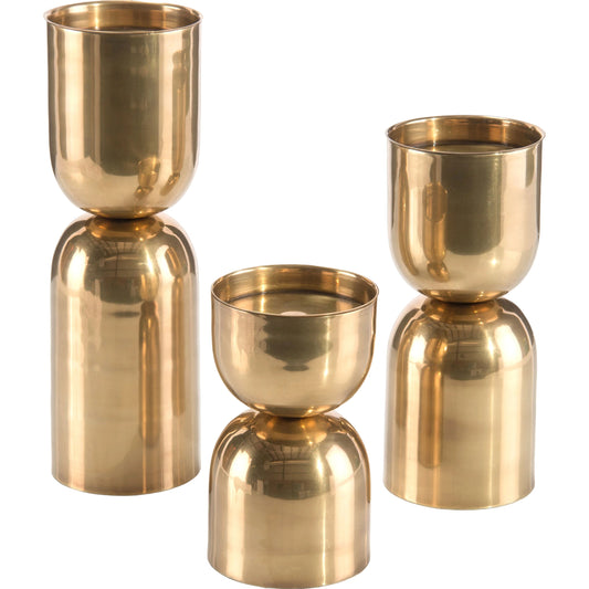 Antique Brass Candleholders by John-Richard in brass and antique brass. Made from brass in a eclectic & global style.