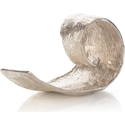 Organic Curl by John-Richard in nickel. Made from nickel in a modern style.