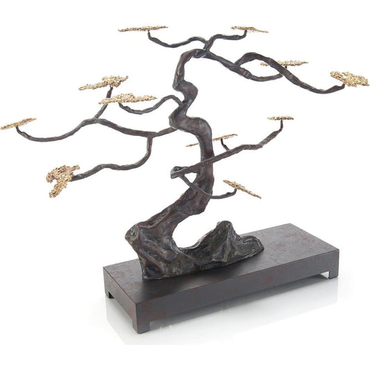 Windswept Sculpture in Antique Brass by John-Richard in brass. Made from brass in a eclectic & global style.