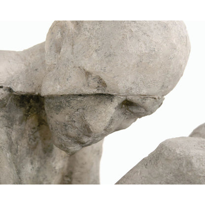 Man Cast in Time by John-Richard in black, gray. Made from stone in a eclectic & global style.