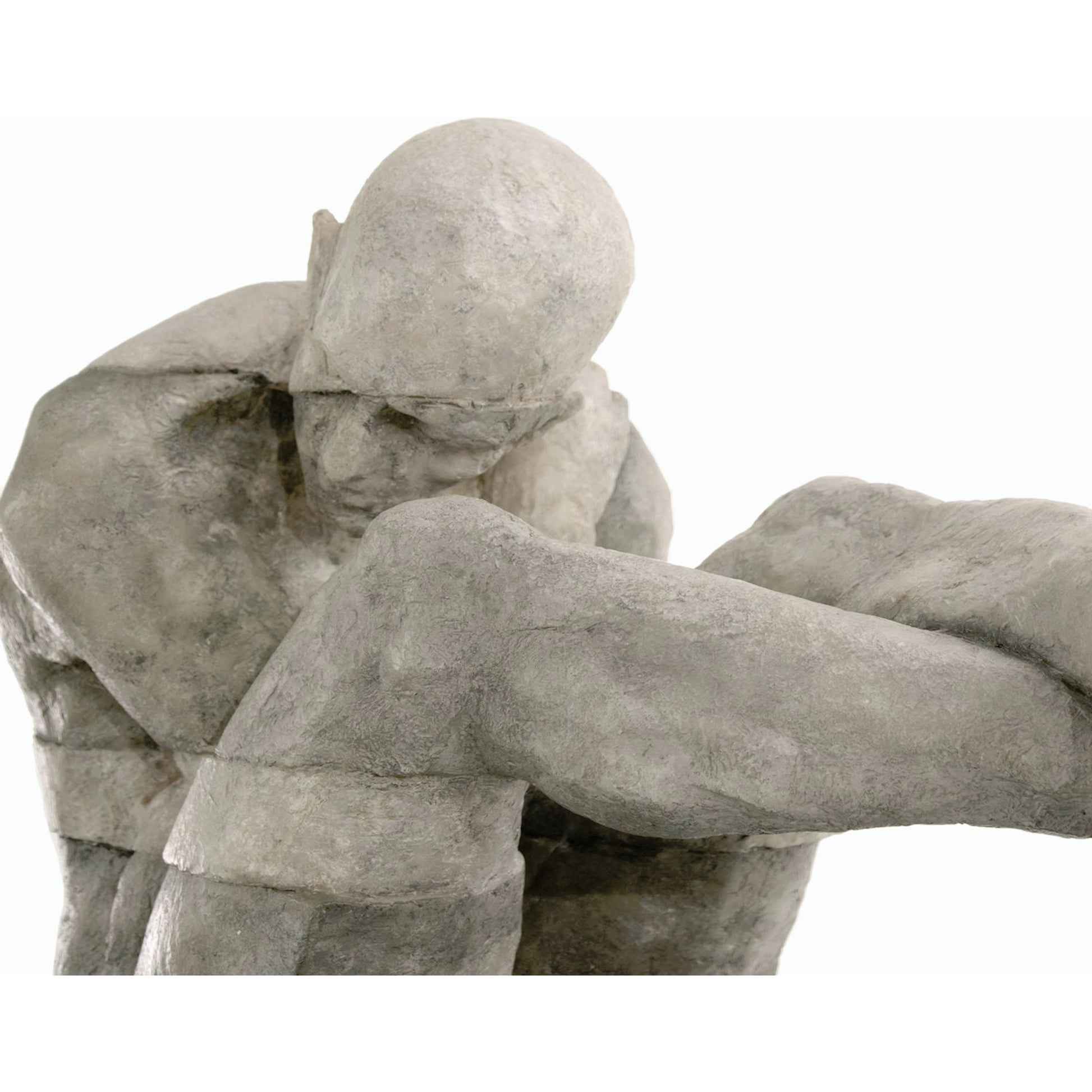 Man Cast in Time by John-Richard in black, gray. Made from stone in a eclectic & global style.