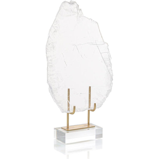Selenite Sculpture by John-Richard in selenite. Made from unique in a transitional style.