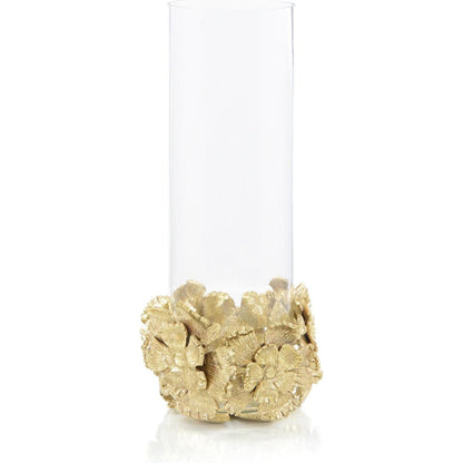 Brass Flowers & Glass Vase I by John-Richard in brass. Made from brass, glass in a transitional style.