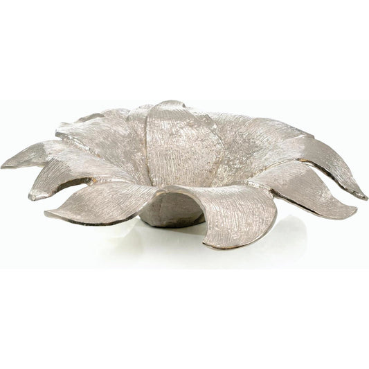 Nickel Lily Petal Bowl by John-Richard. Made from unique in a modern style.