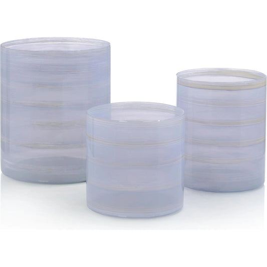 Translucent Lilac Glass Vases (Set of 3) by John-Richard in lilac. Made from unique in a modern style.