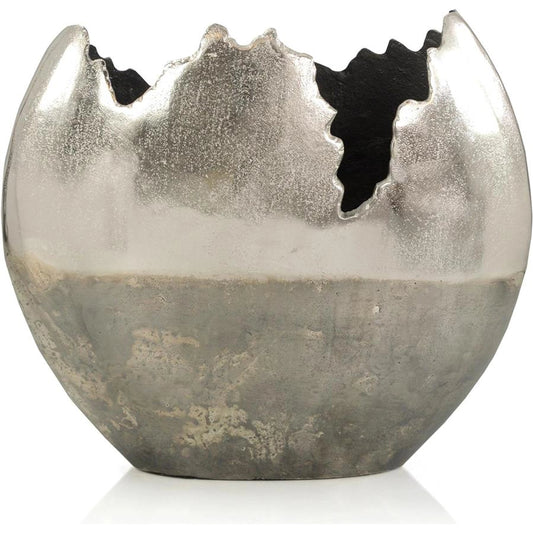 Matterport Aluminum Vase by John-Richard. Made from unique in a modern style.