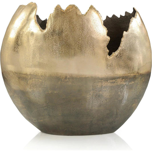 Matterport Aluminum Vase by John-Richard. Made from unique in a modern style.