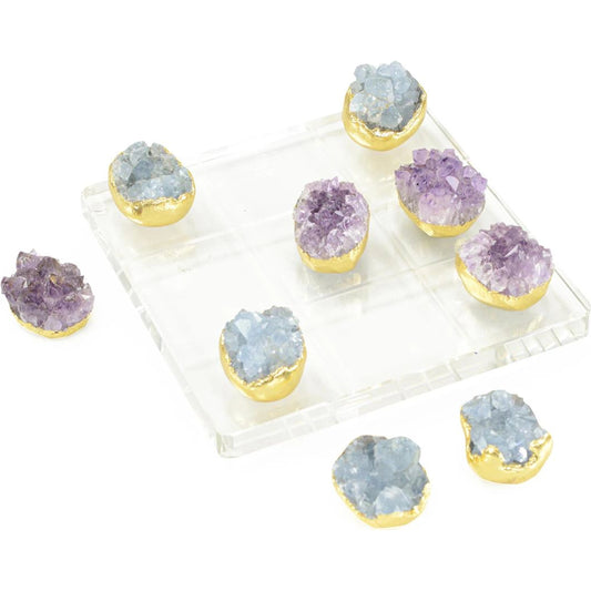 Amethyst and Cyanite Board Game by John-Richard in amethyst, cyan. Made from unique in a modern style.
