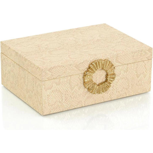 Dazzle Vegan Snakeskin Box by John-Richard. Made from unique in a modern style.