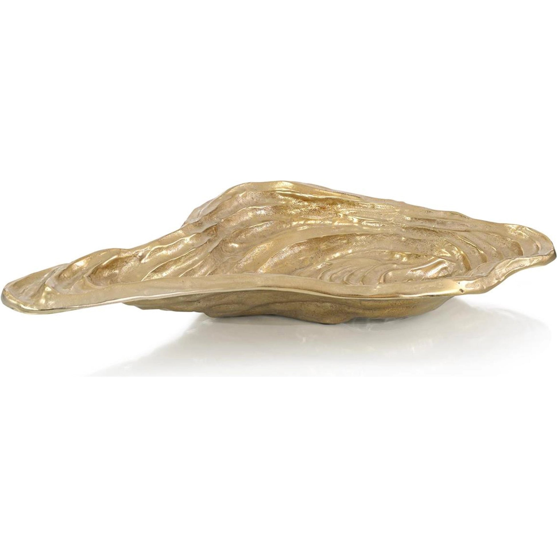 Terraced Tray by John-Richard in antique gold. Made from unique in a modern style.
