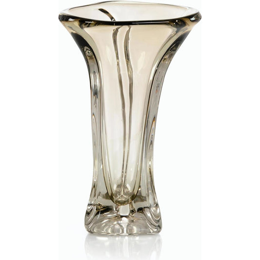 Brown Handblown Glass Vase I by John-Richard. Made from unique in a modern style.