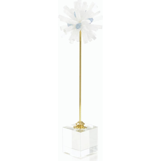 Selenite Starburst Sculpture by John-Richard. Made from unique in a modern style.