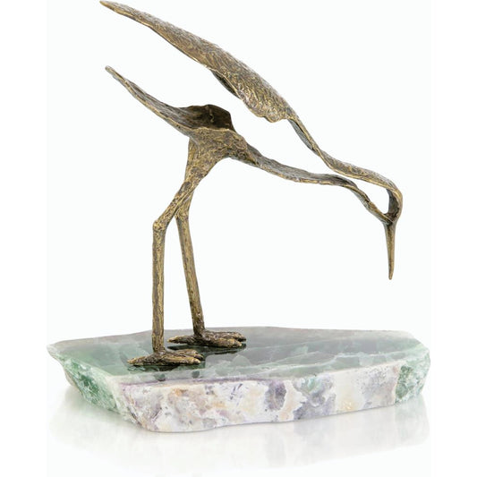 Avian Sculpture on Stone II by John-Richard. Made from unique in a modern style.