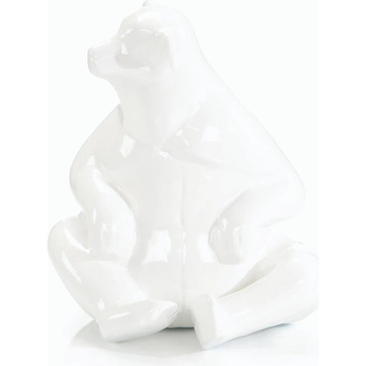 Curious Bear Sculpture by John-Richard. Made from unique in a modern style.