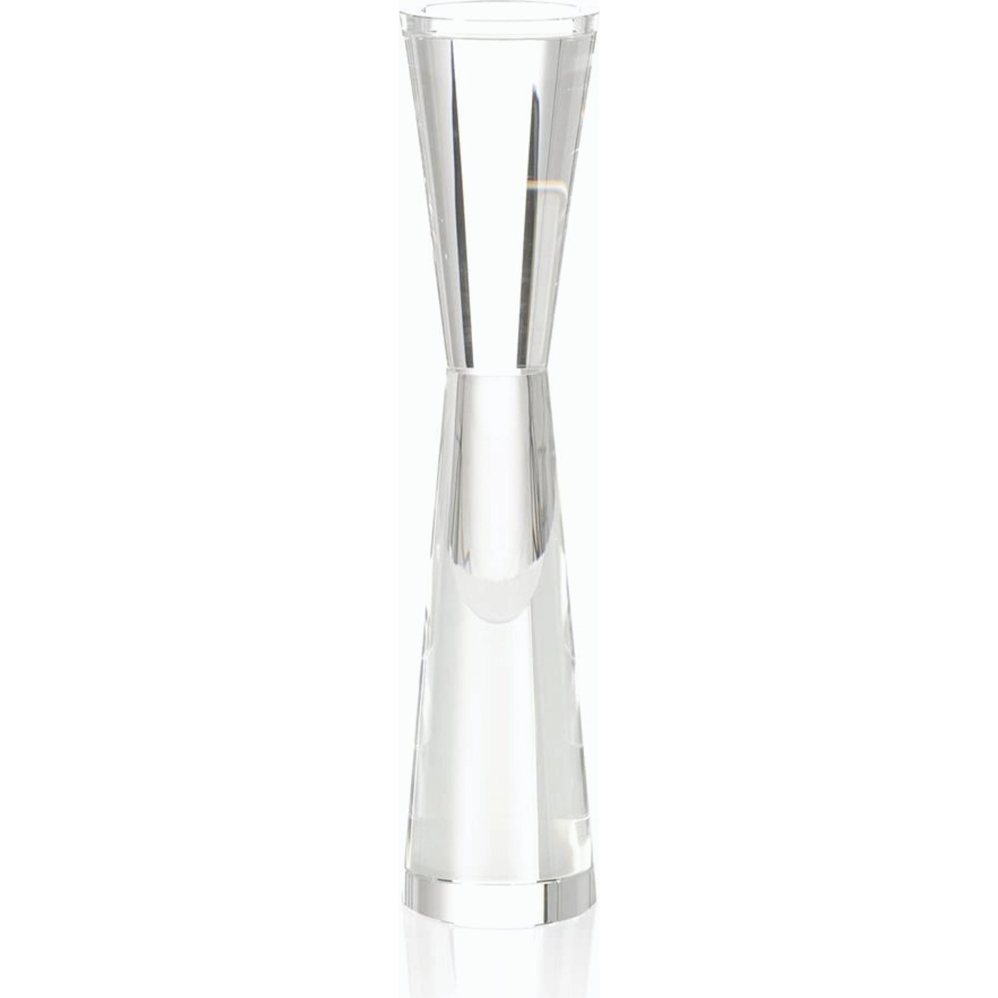 Crystal Hourglass Candleholder by John-Richard. Made from unique in a modern style.