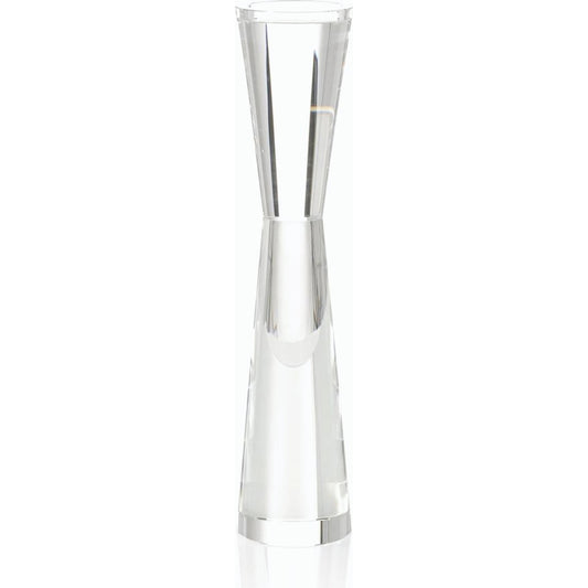 Crystal Hourglass Candleholder by John-Richard. Made from unique in a modern style.