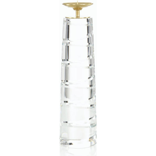Crystal Spire Candleholder by John-Richard. Made from unique in a modern style.