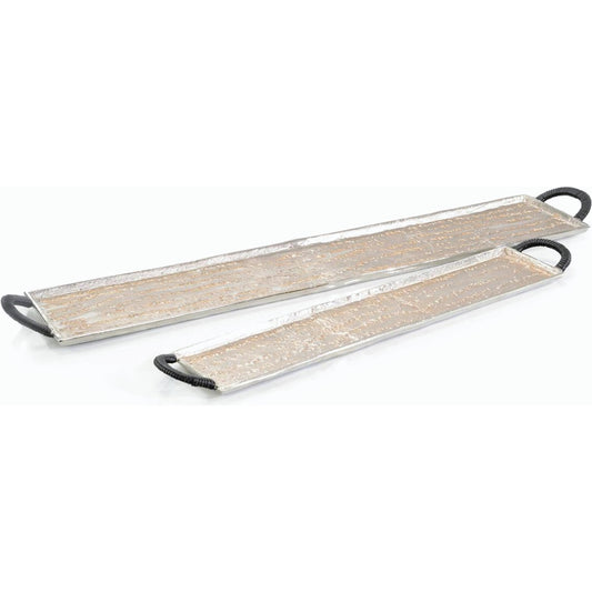 Coruscent Trays (Set of 2) by John-Richard. Made from unique in a modern style.