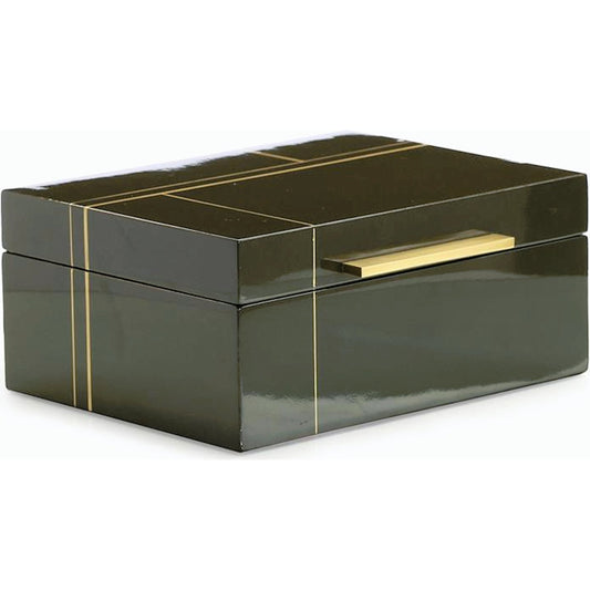 Tenebra Box, Small by John-Richard in black, gold. Made from unique in a modern style.