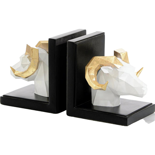 Aries Bookends (Set of 2) by John-Richard. Made from unique in a modern style.