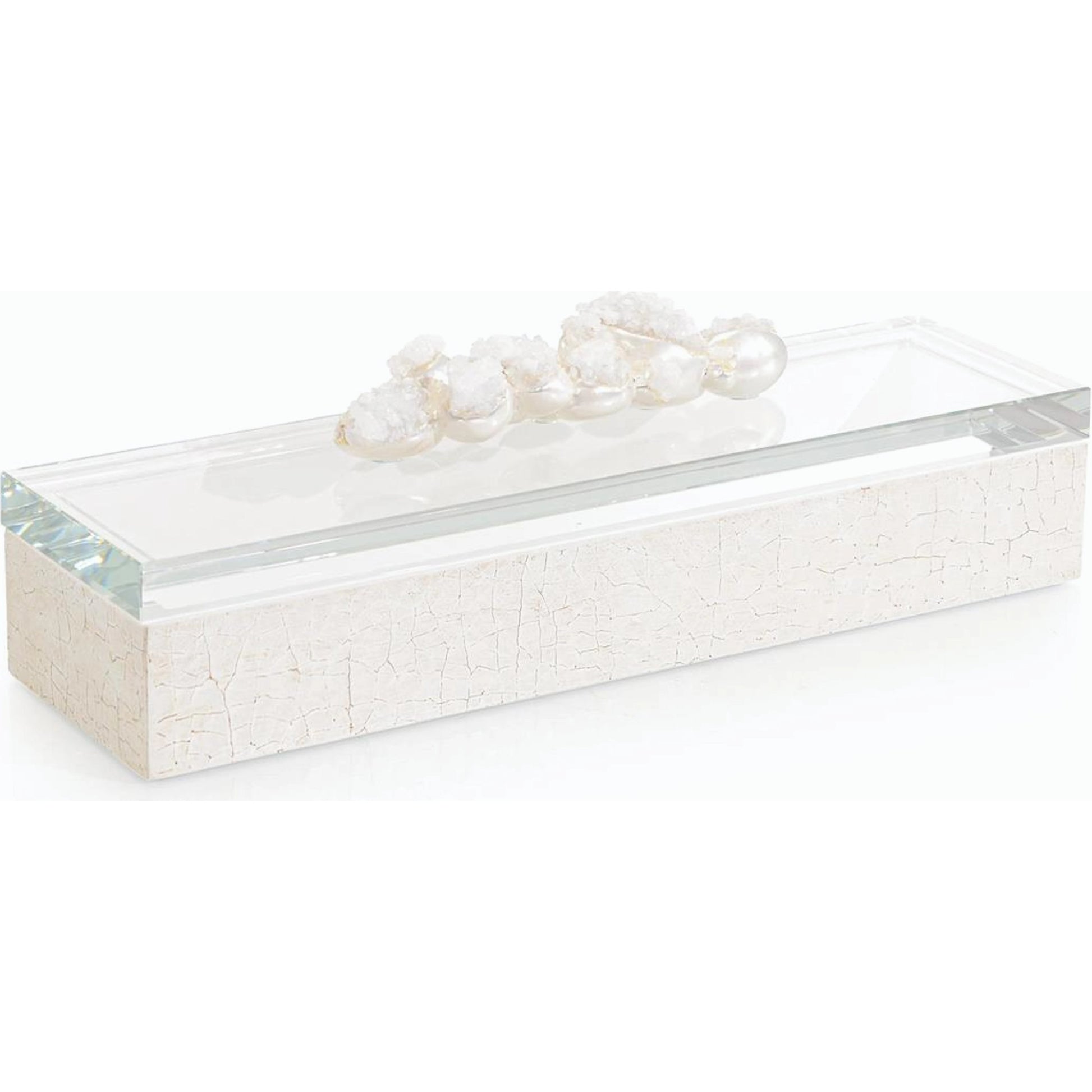 Encased Quartz Box by John-Richard. Made from unique in a modern style.