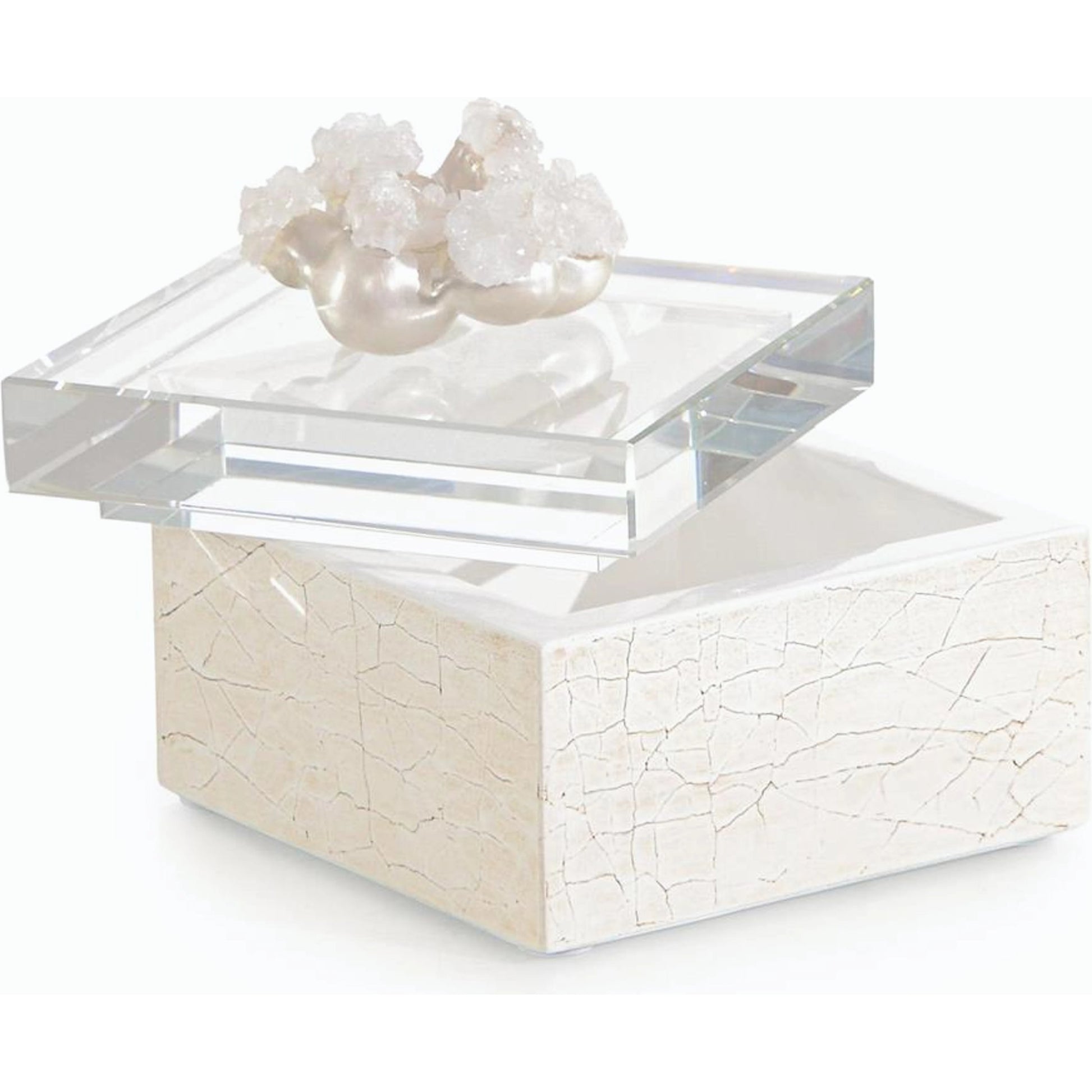 Encased Quartz Box by John-Richard. Made from unique in a modern style.