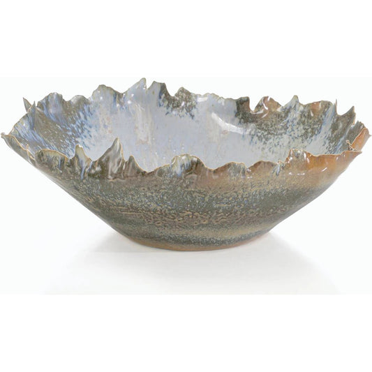 Blue Summit Bowl by John-Richard. Made from unique in a modern style.