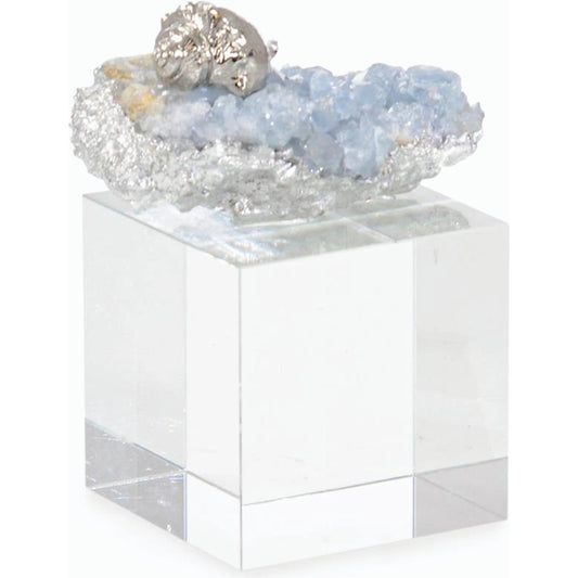 Ocean Floor Sculpture on Crystal Base by John-Richard. Made from unique in a modern style.