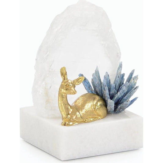 Fawn's Repose Sculpture on Marble by John-Richard. Made from unique in a modern style.