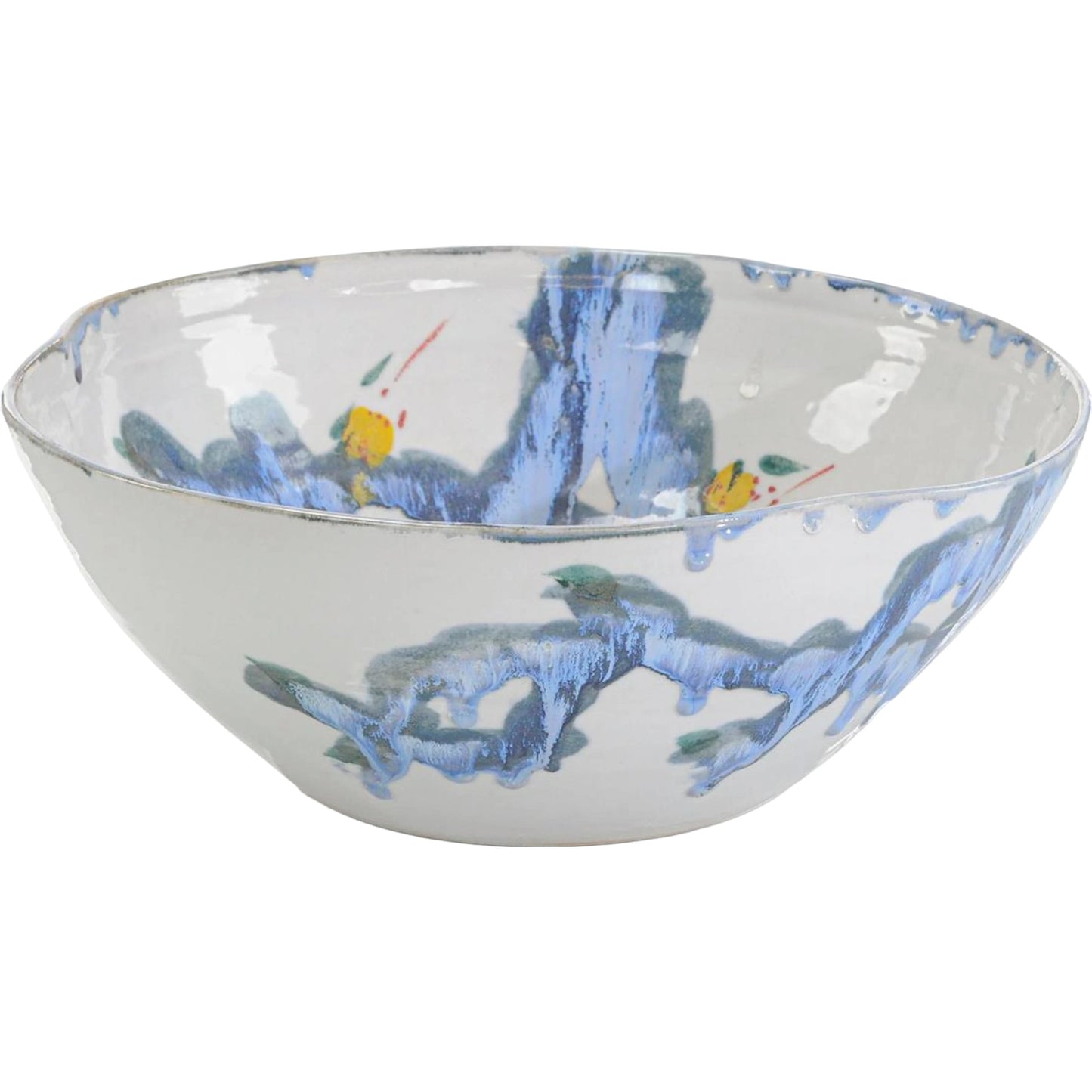 001 SI-2169928 | Primary Silo | Azure Inkspill Bowl by John-Richard. Made from unique in a modern style.