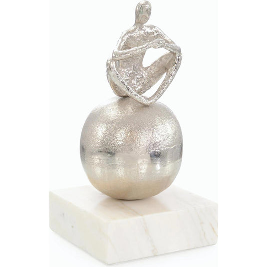 Meditation Sculpture on Marble by John-Richard. Made from unique in a modern style.