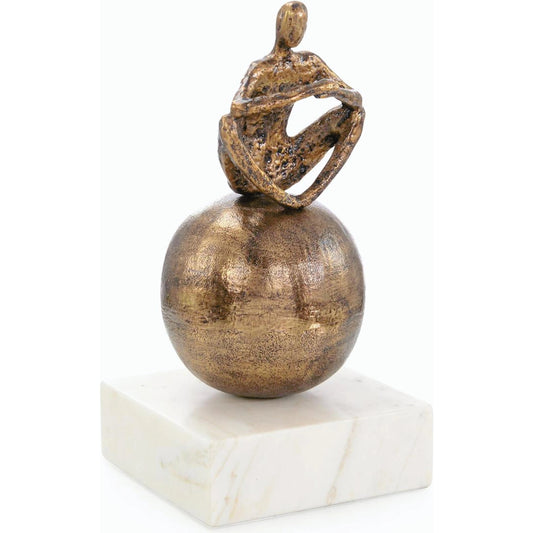 Meditation Sculpture on Marble by John-Richard. Made from unique in a modern style.