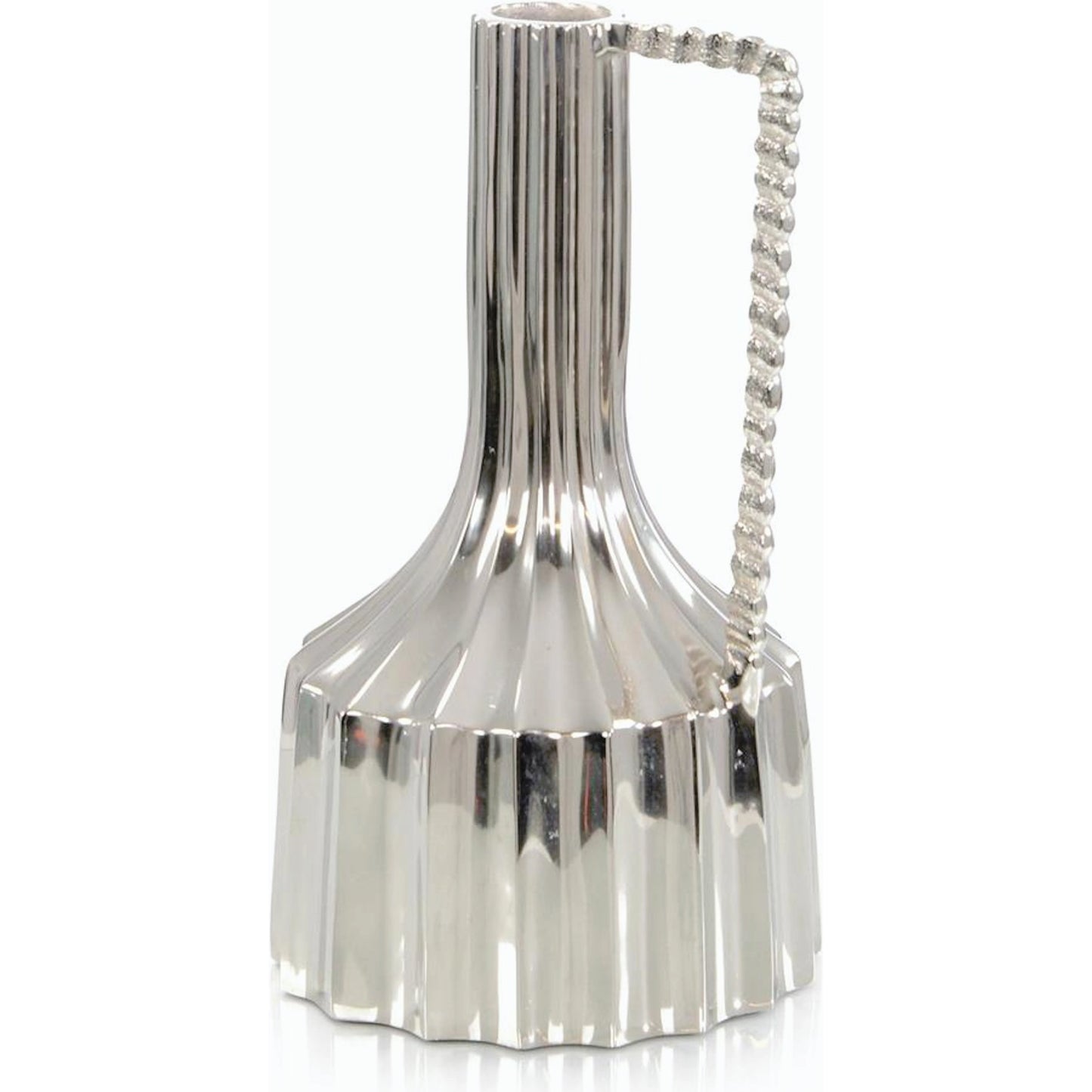 001 SI-2171102 | Primary Silo | Mykonos Vase II by John-Richard in nickel. Made from unique in a modern style.