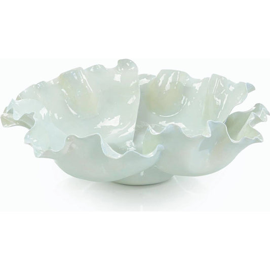 Pale Green Flowing Bowl by John-Richard. Made from unique in a modern style.