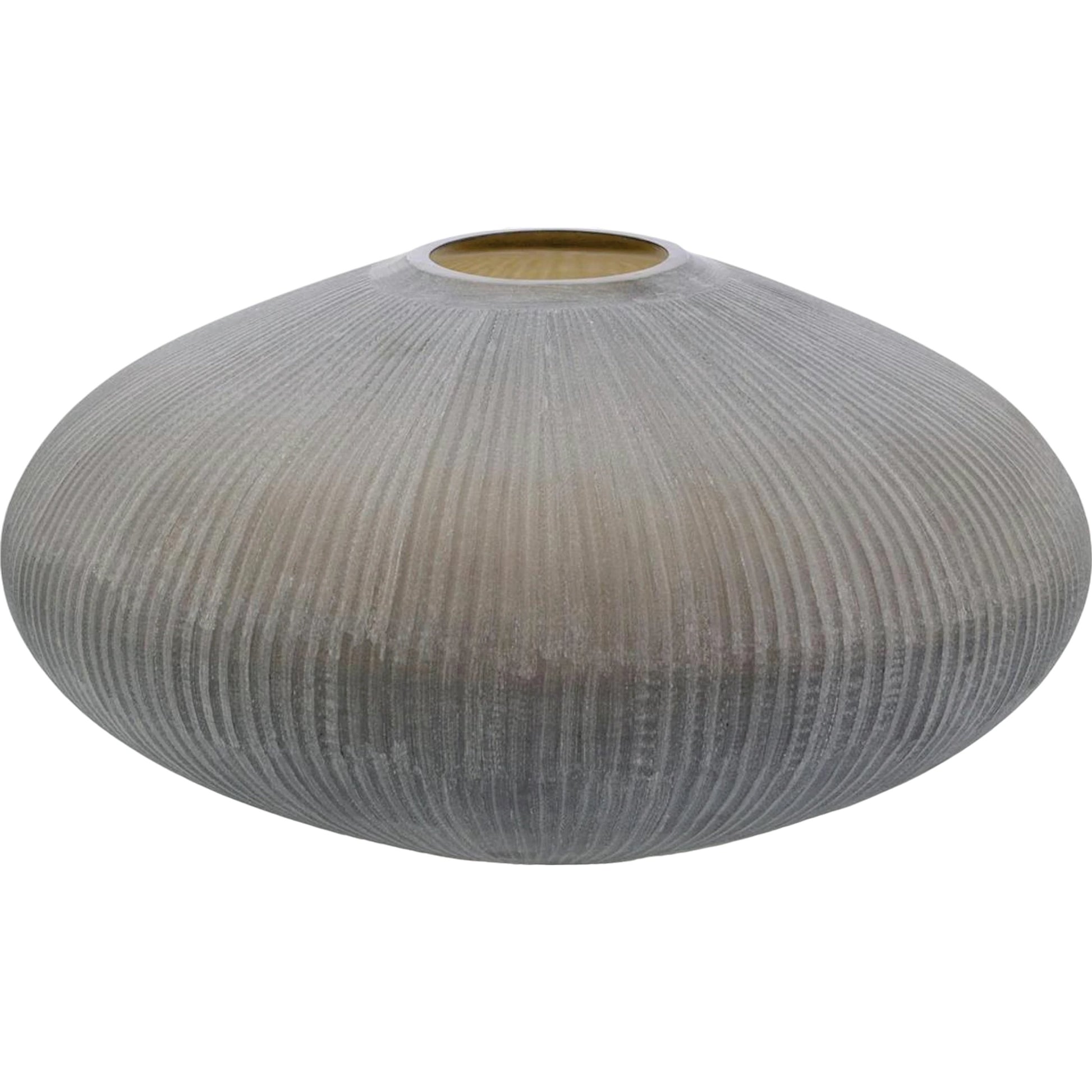 Pinstripe Disc Vase by John-Richard. Made from unique in a modern style.