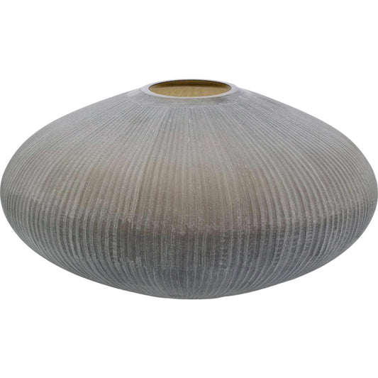 Pinstripe Disc Vase by John-Richard. Made from unique in a modern style.