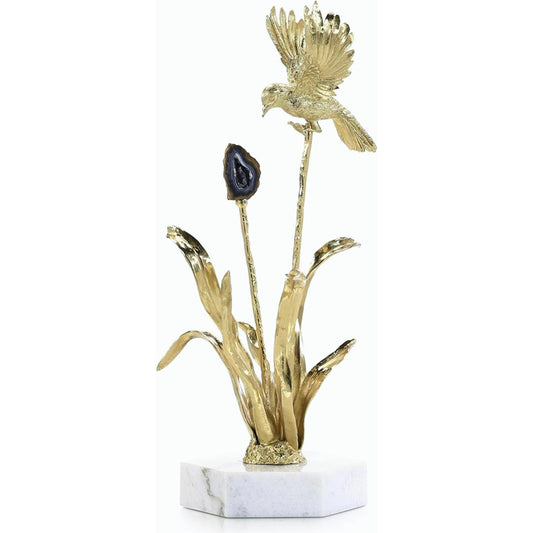Stone Garden Sculpture on Marble Base II by John-Richard. Made from unique in a modern style.