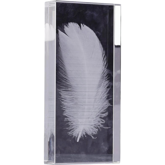 Crystal-Encased Feather by John-Richard. Made from unique in a modern style.