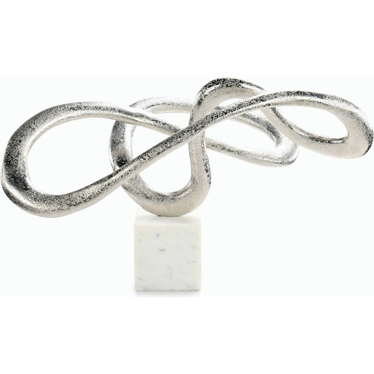 Serpentine Sculpture on Marble by John-Richard. Made from unique in a modern style.