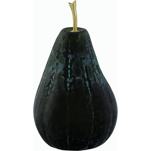 Glass Pear Sculpture by John-Richard. Made from unique in a modern style.