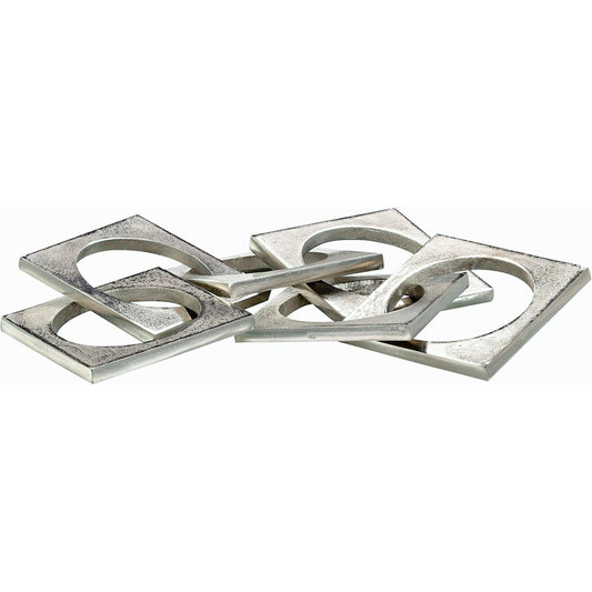 Nickel Square Chain by John-Richard. Made from unique in a modern style.