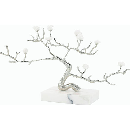 Crystal Canopy Sculpture on Marble Base by John-Richard. Made from unique in a modern style.